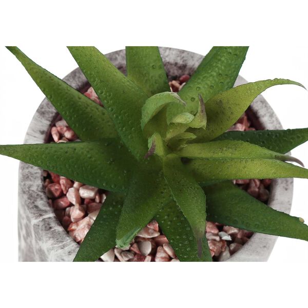 Gray Green Six-Inch Succulent Indoor Table Potted Artificial Plant, Set of Two, image 6